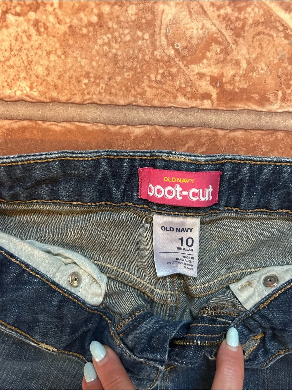 Girls Old Navy Dark Blue Flare Jeans